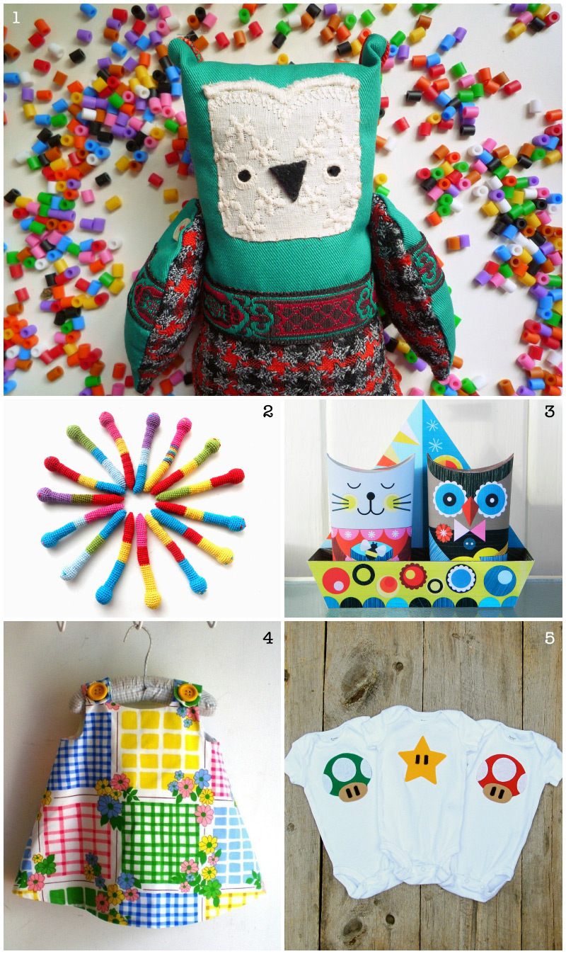 Etsy Christmas Gift Guide for Babies and Kids via WeeBirdy.com