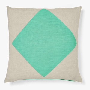 Big diamond cushion in Peppermint $49.95 - Aura Home