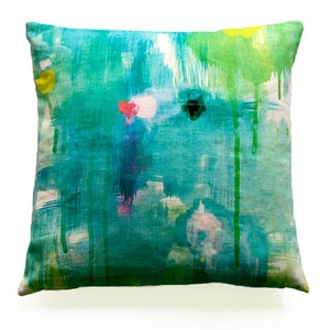 Cotton linen ‘Balance’ cushion $120 - Belinda Marshall/Etsy