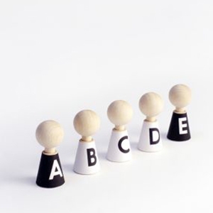 Alphabet Pebbles $22 - Rock and Pebble