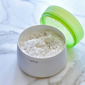 Lékué Microwave Rice Cooker $45 - Williams-Sonoma For quick microwave cooking of rice and other grains without messy spillovers.