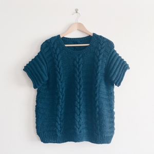 Knit pattern for ‘Betty Blue’ jumper $9.29 - Claudine Guerin/Marcelle & Clo