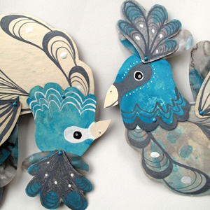 Ben Conservato #makeforgood Articulated bird paper doll AU$47 - Etsy