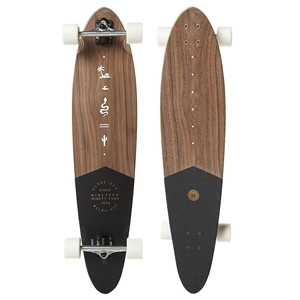GLOBE PINNER CLASSIC LONGBOARD SKATEBOARD in WALNUT, $329.99, from SurfStitch.