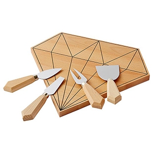 Ltd set of four cheese knives with diamond board $25 - Target Australia