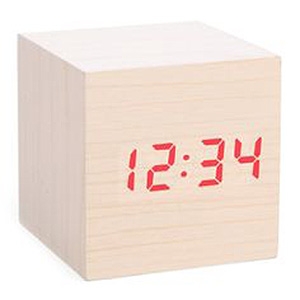 Cube LED Alarm Clock AU$47.20 - Uncommon Goods