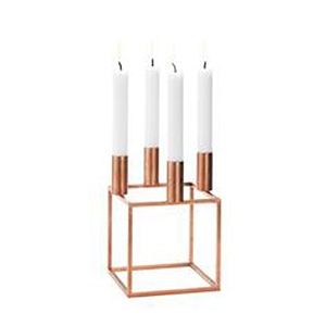 Lassen Kubus 4 candle copper holder  $252 - Norsu