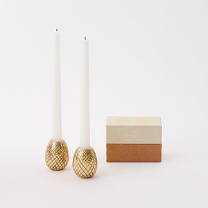 Crosshatch Taper Holders  $55 - West Elm