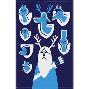 Peter Slight Hunter's Lodge Tea Towel £9.95 - Soma