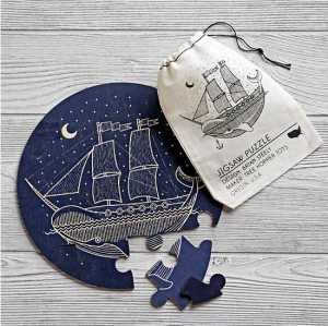 Wooden Ship Puzzle, $14.95, from The Land of Nod.