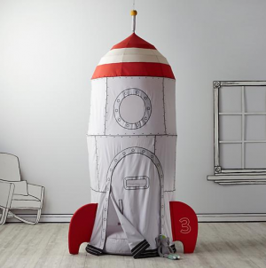 Rocket Ship Kids Playhouse Canopy, $189, from Land of Nod.