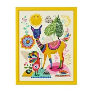 Llama wall art, $109, from Land of Nod.