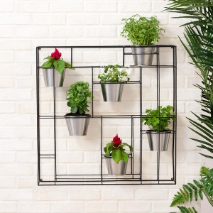 Vertical Planter with Pots