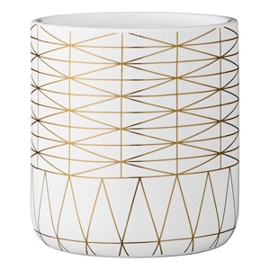 Graphic Gold Flowerpot $35 - Hard to Find