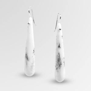 Medium Resin Dew Drop Earrings, $140, from Dinosaur Designs.