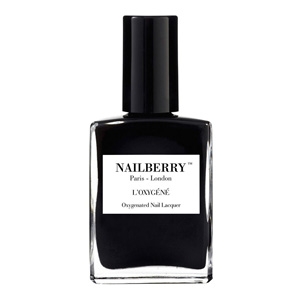 Nailberry varnish in Blackberry £15, from Violet and Percy.