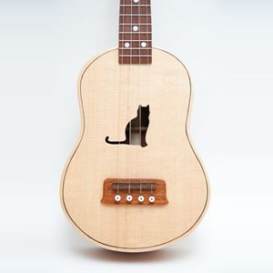 Celentano Woodworks Custom Cat Ukelele  AU$563.38 - Etsy