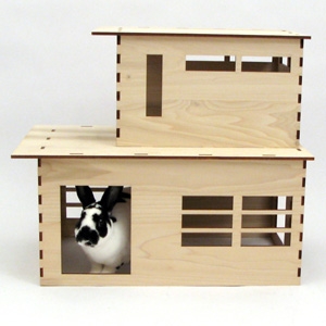 Habifab The Modernist play house for rabbits AU$209.12 - Etsy