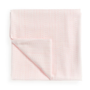 Muslin Wrap in Powder Pink Geo Stripe $29.95 - Pure Baby