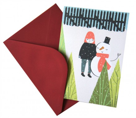 Alice Potter Christmas card via WeeBirdy.com