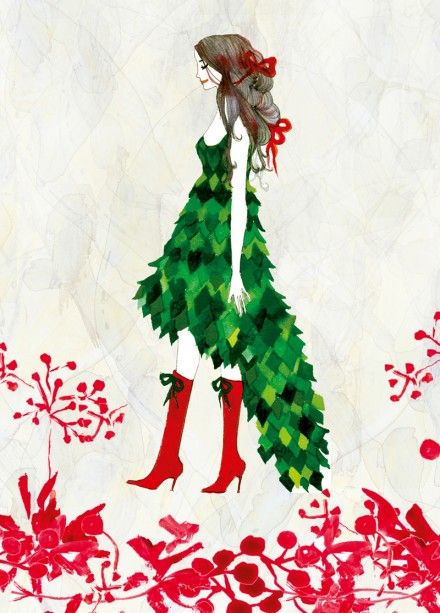 Gift Wrapped Girl by Little Branch via WeeBirdy.com