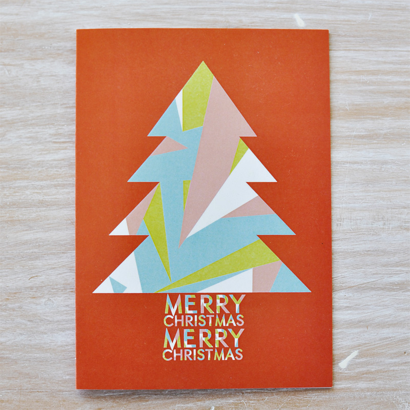 Fox and Beau Christmas cards via WeeBirdy.com