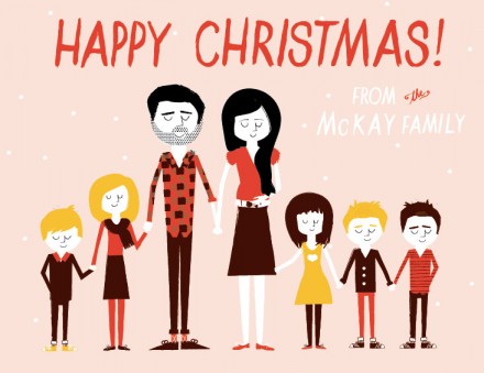Ello There Christmas Cards via WeeBirdy.com