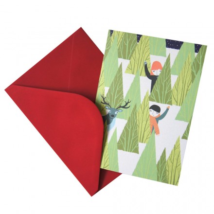 Alice Potter Christmas card via WeeBirdy.com
