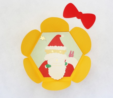 Santa card by Uponafold via WeeBirdy.com
