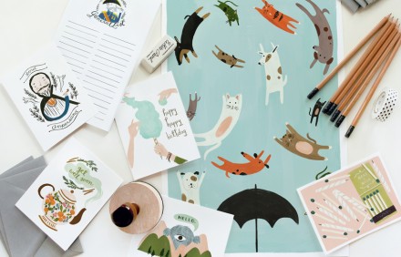 Quill & Fox cards via WeeBirdy.com
