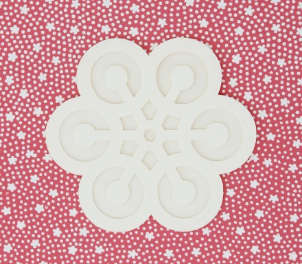 Snowflake card from uponafold via WeeBirdy.com