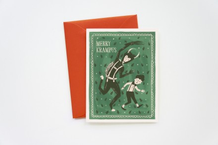 Quill and Fox Christmas card via WeeBirdy.com