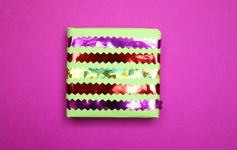 Craftutts+ DIY Christmas Wrap Tutorial via WeeBirdy.com