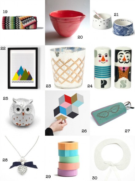 Christmas Gift Guide 30 Presents Under $30 via WeeBirdy.com