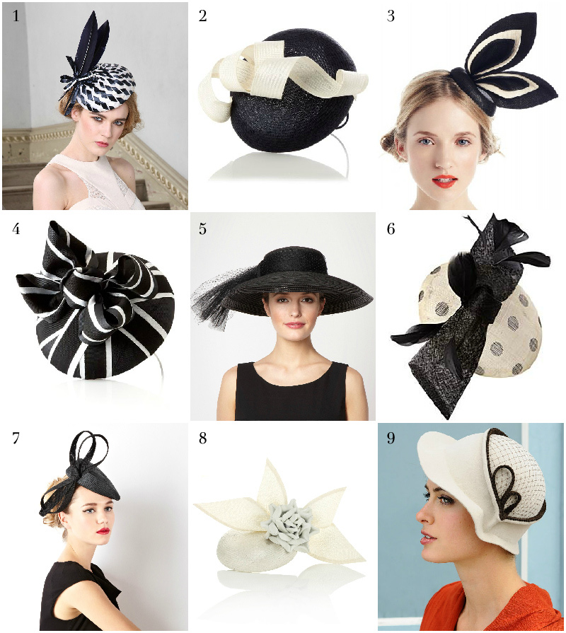 Black and white hats via WeeBirdy.com