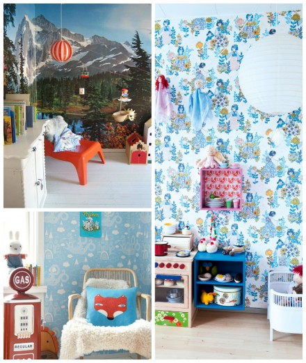 Best Children's Room Wallpapers via WeeBirdy.com