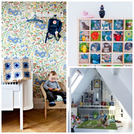 Best Children's Room Wallpapers via WeeBirdy.com