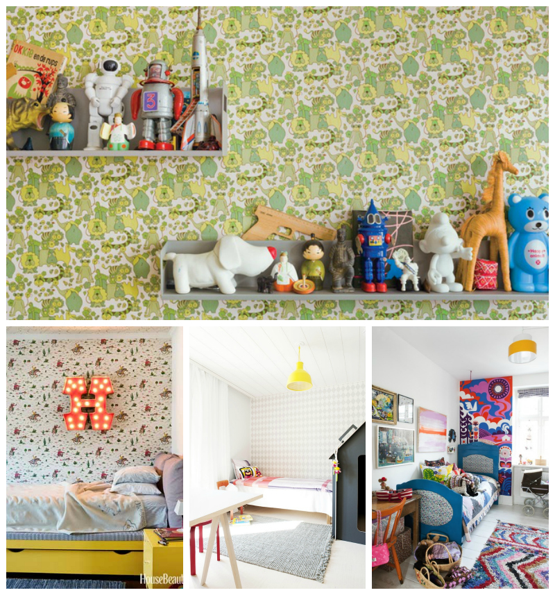 Best Children's Room Wallpapers via WeeBirdy.com