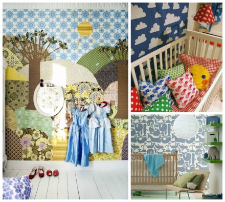 Best Children's Room Wallpapers via WeeBirdy.com