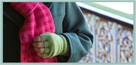 Gloves and scarf by Otto and Spike via WeeBirdy.com