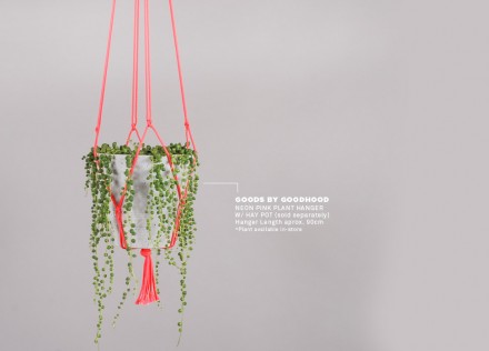 Macrame plant hanger from Goodhood Life Store via WeeBirdy.com