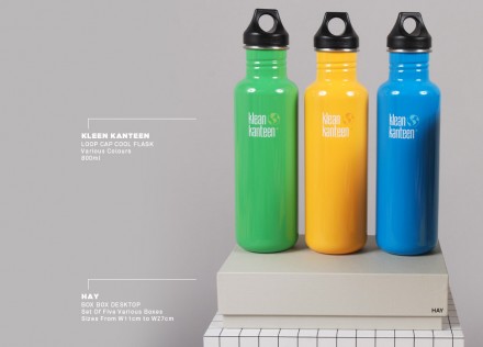 Klean Kanteens at Goodhood Life Store via WeeBirdy.com