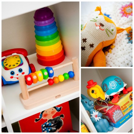 Modern vintage nursery tour via WeeBirdy.com