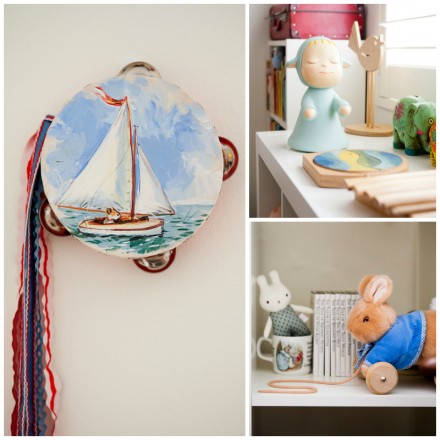 Modern vintage nursery tour via WeeBirdy.com