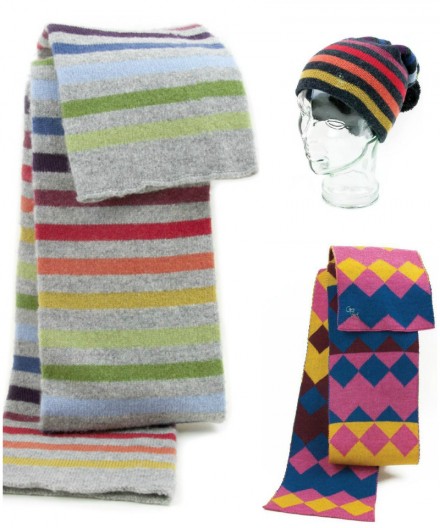 Otto and Spike scarves and hats via WeeBirdy.com