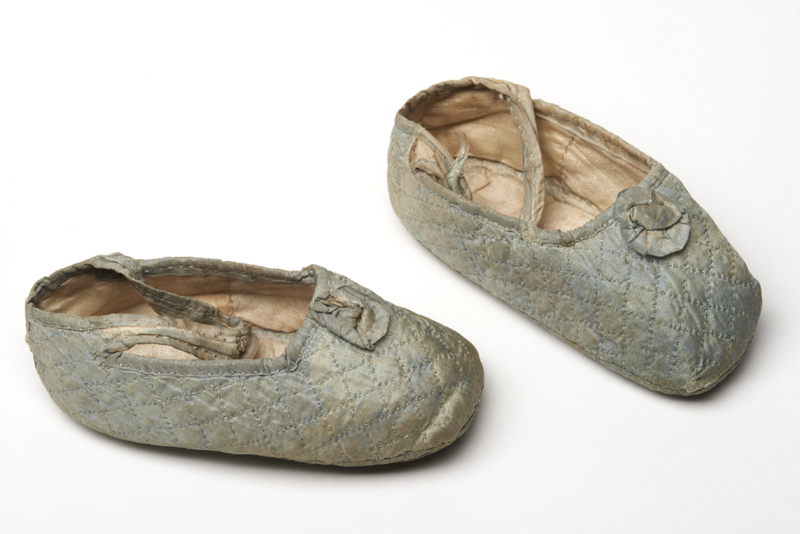 Princess Maud's baby shoes c1869 (Queen of Norway) via WeeBirdy.com