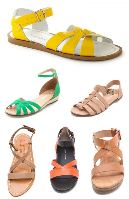 Top 12 Flat Sandals for Summer via WeeBirdy.com