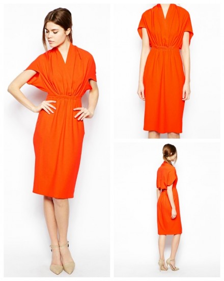 ASOS Red Pencil Dress via Wee Birdy