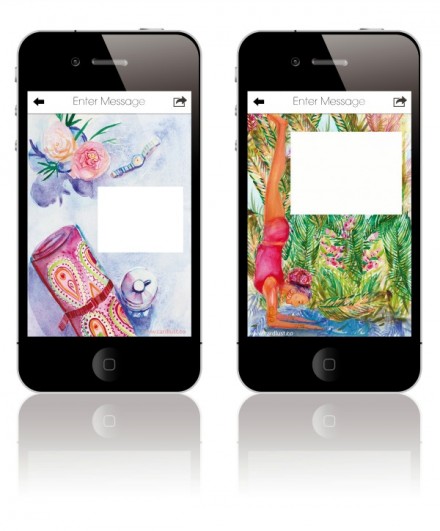 Card Lust Yoga Cards via Wee Birdy