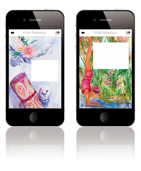 Card Lust Yoga Cards via Wee Birdy